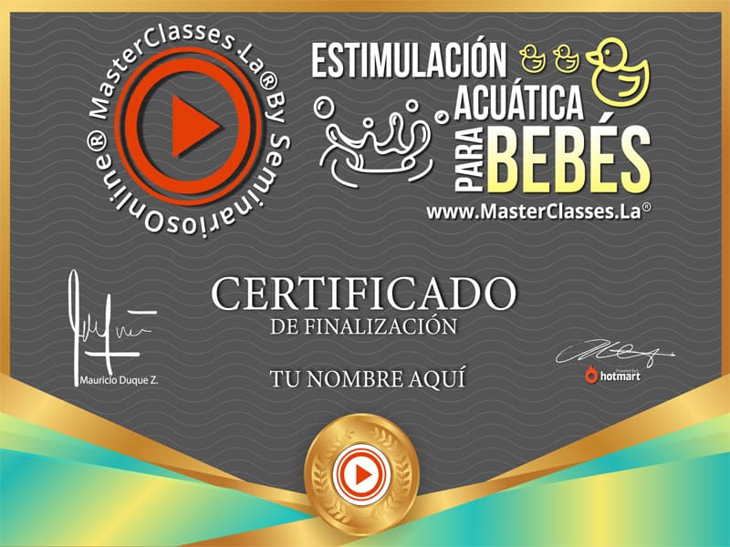 Curso de natación para bebes